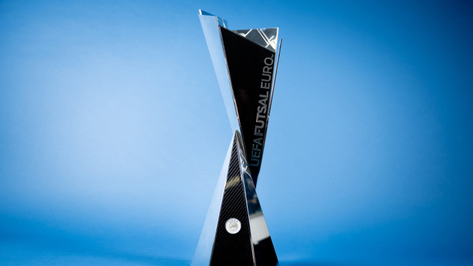Eiropas čempionāta telpu futbolā galvenā trofeja