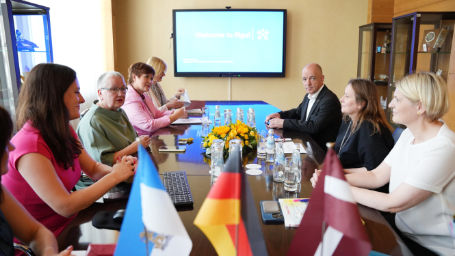 Rīgas dome viesojas Brēmenes delegācija