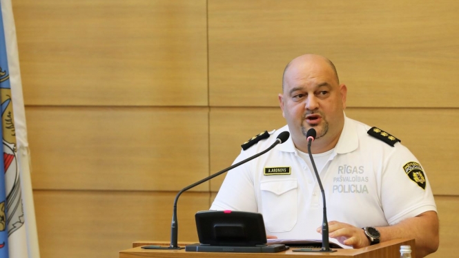 Rīgas pašvaldības policijas priekšnieka vietnieks Andrejs Aronovs