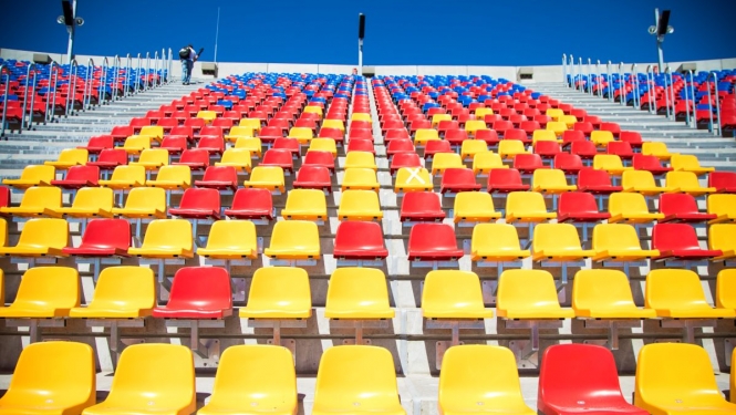 Daugavas stadiona skatītāju krēsli