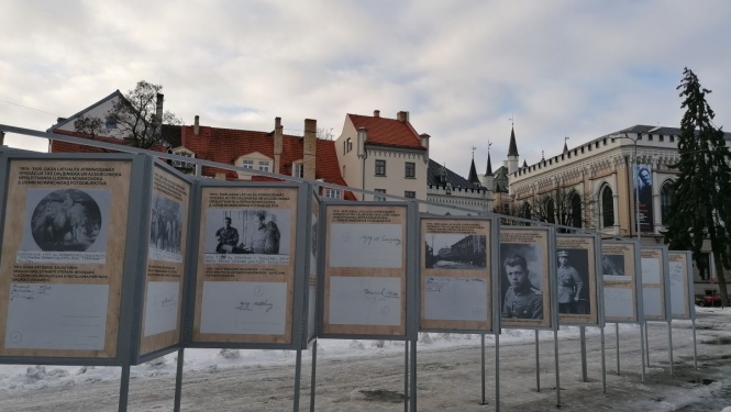 Izstāde līvu laukuma par latgales atbrīvošanas operāciju