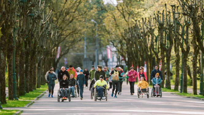 Ieskats no “Iekļaujošs maratons” koptreniņa 2025.gada pavasarī