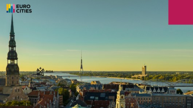 Foruma vizuālis Rīgas panorāma