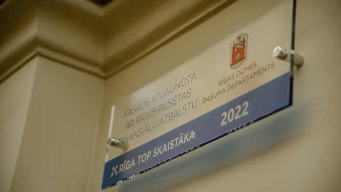 Uzraksts Rīga top skaistāka