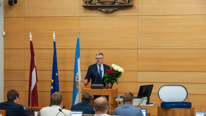 Rīgas domes priekšsēdētājs Vilnis Ķirsis