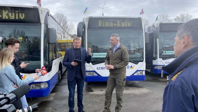 Rīgas satiksmes autobusi Kijivā