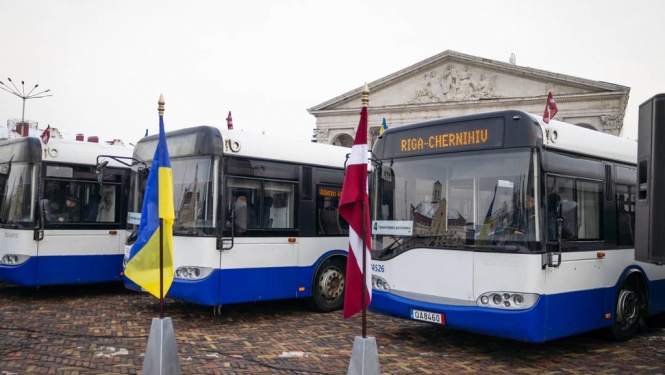Rīgas satiksmes autobusi Čirņihivā