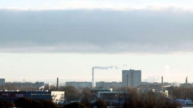 Rīgas skats ar skursteņiem