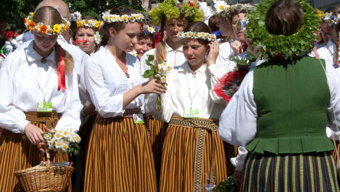 Dziesmusvētku dalībnieki