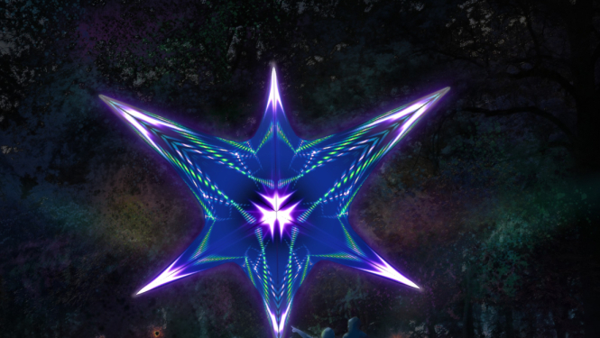 Maķedoniešu autora Borisa Petrovska instalācija “Pieskarties zvaigznei”