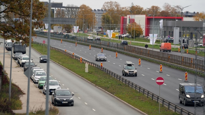 K.Ulmaņa gatve pēc rekonstrukcijas