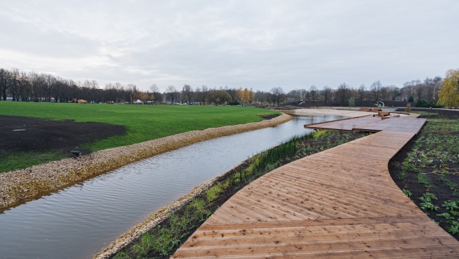 Uzvaras parks pēc rekonstrukcijas