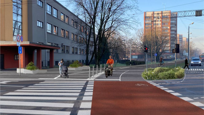 Velo ceļa Rīga-Babite-Piņķi vizualizācija
