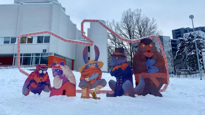 Vides instalācijas “Vecīša cimdiņš”