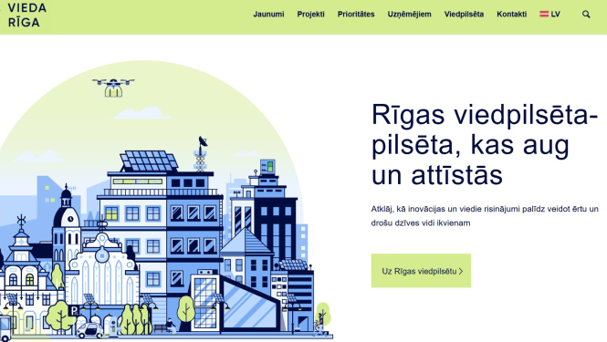 Viedariga.lv mājas lapas izskats