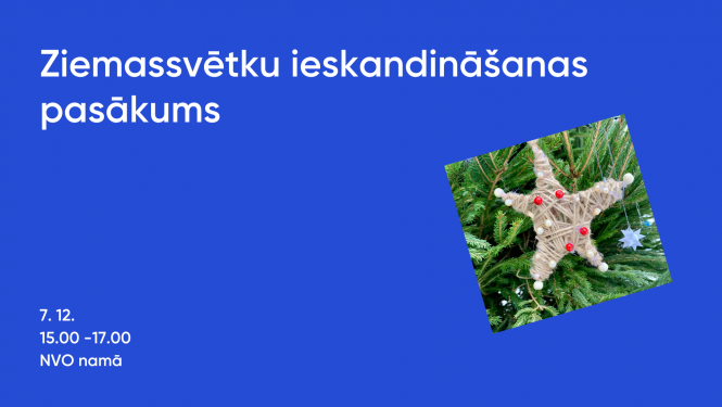 Ziemassvētku ieskandināšana NVO namā