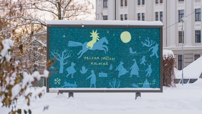 Ziemassvētku pilsētvides noformējums