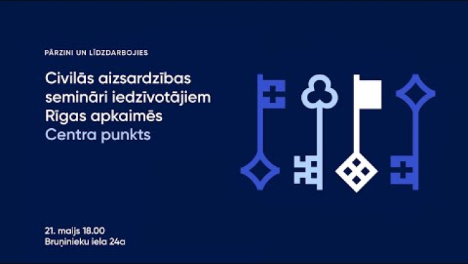 Civilās aizsardzības semināri apkaimēs iedzīvotājiem - Centra punkts