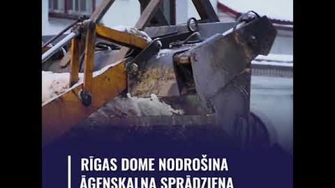 Rīgas domes nodrošina Āgenskalna sprādziena vietas sakopšanu