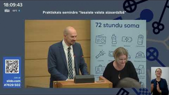 Civilās aizsardzības 8.seminārs "Iesaiste valsts aizsardzībā" (2024.12.04)