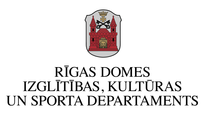 Rīgas domes Izglītības, kultūras un sporta departamenta logo