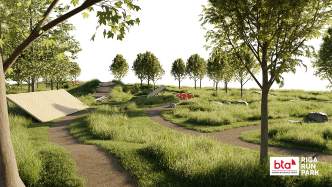 BTA RIGA RUN PARK vizualizācija