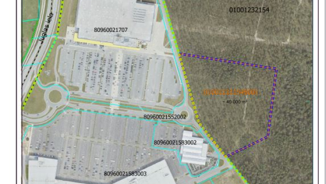 Kartē iezīmēta teritorija