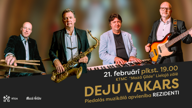 Deju vakars ar muzikālo apvienību “Rezidenti”