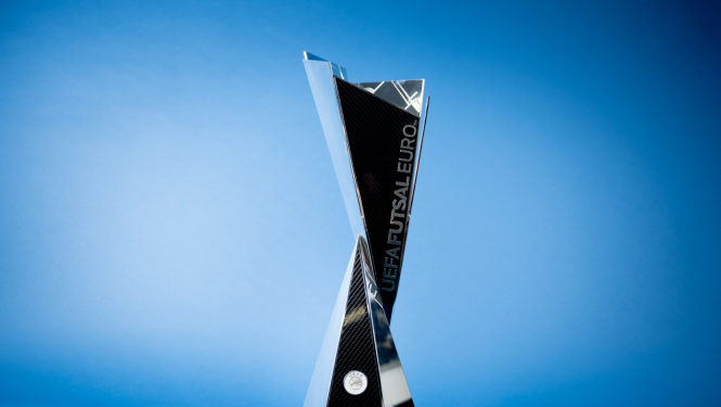 Eiropas čempionāta telpu futbolā galvenā trofeja