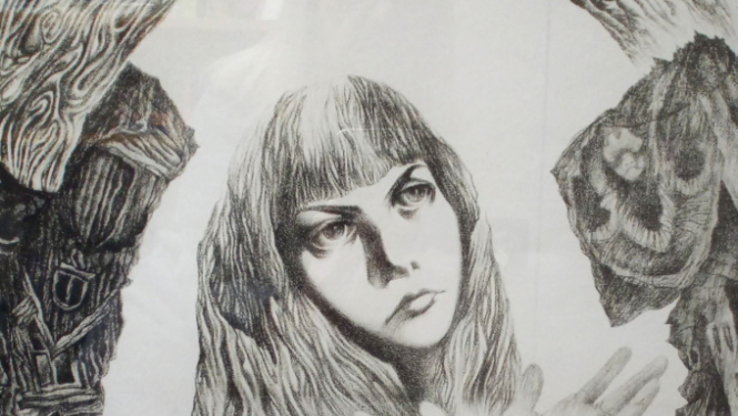 Ilgneses Avotiņas darbs Austras Skujinas motīvs