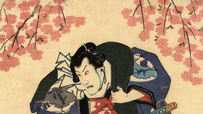 Aina no izrādes “Romance skatuves ziedu plaukumā”