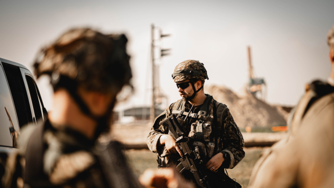 Karavīri mācībās