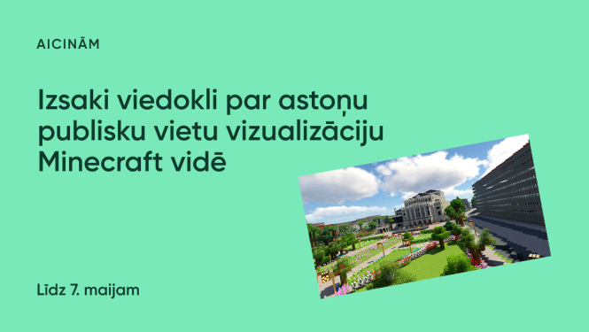 Vizualizācija minecraft vidē