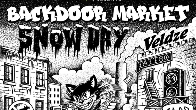 Sniega diena vizuālis