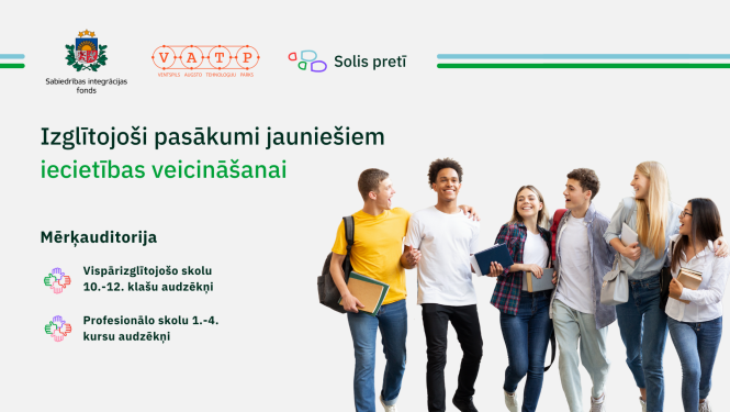 Pasākuma vizuālis - jaunieši