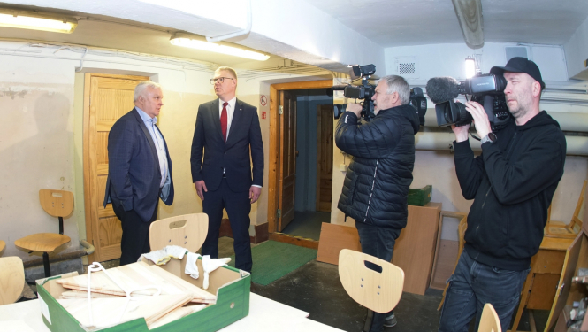 Apskata Rīgas 49.vidusskolas pagrabu