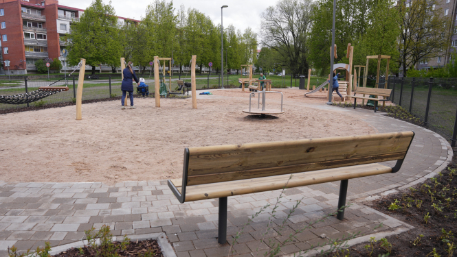 Līdzdalības budžeta konkursa projekts “Purvciema atpūtas stūrītis