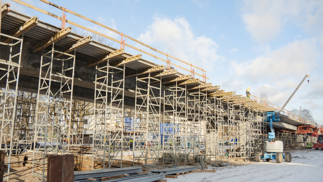 Austrumu maģistrāles būvniecība