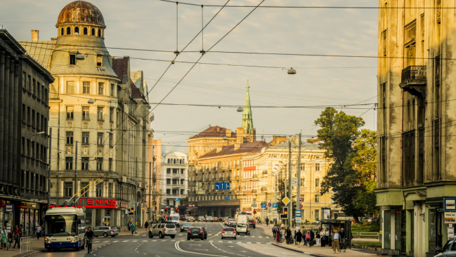 satiksme Brīvības ielā
