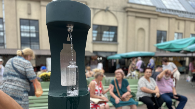 Brīvkārns ar dzeramo ūdeni