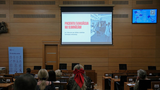 Civilās aizsardzības seminārs Rātsnamā