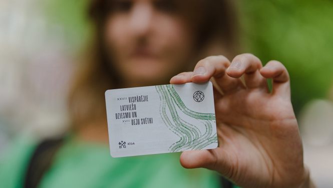 Sabiedriskā transporta biļete Dziesmusvētkiem