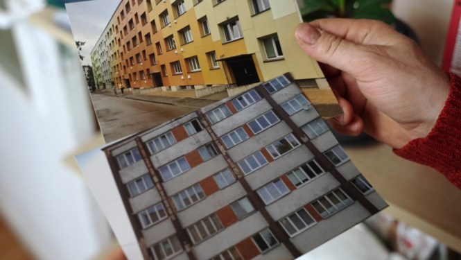 Dzīvojamās mājas fotogrāfijās