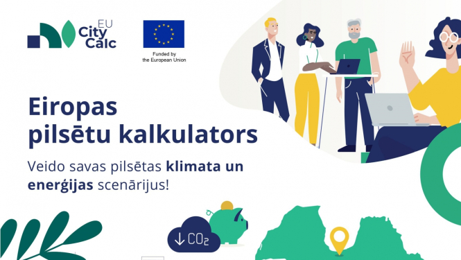 Eiropas pilsētu kalkulators vizuālis