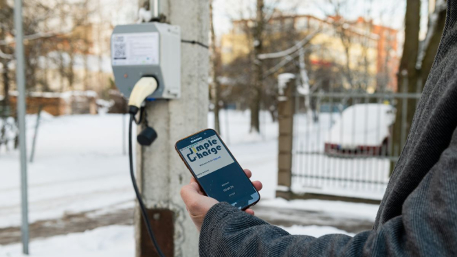 Elektro uzlādes stacija