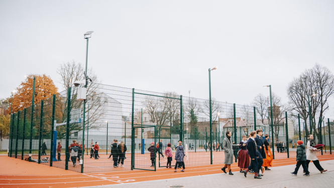 Franču liceja sporta laukums