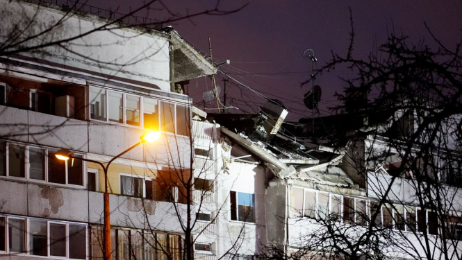 Gāzes sprēdzienā cietusī māja