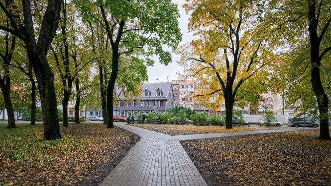 Hospitālu un Miera ielas skvērs