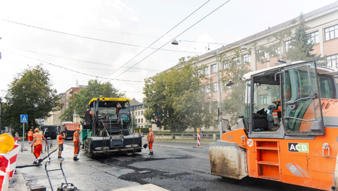 Ielu remontdarbi Rīgā