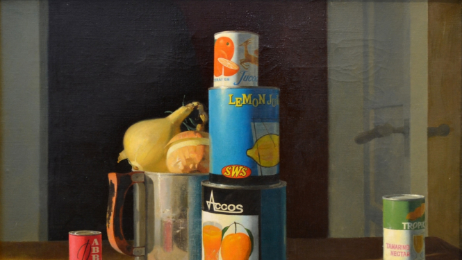 Imanta Lancmaņa glezna Klusā daba